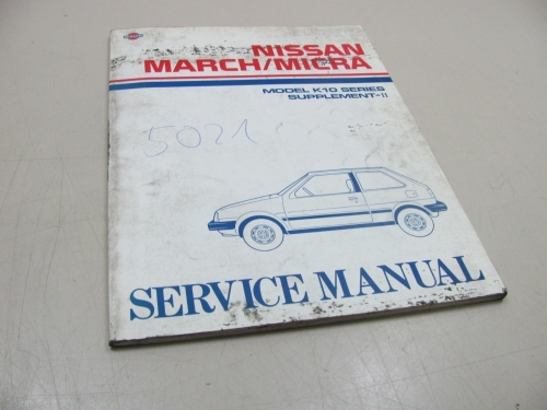 Nissan k10 micra - nissan, workshop