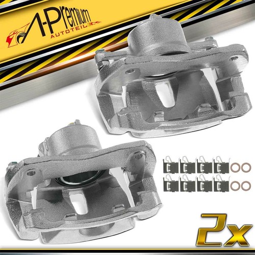 Brake caliper with carrier - 2x,
