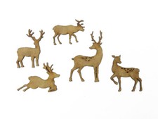5x Wooden MDF Wildlife Forest
