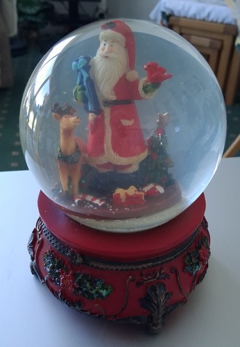 Vintage musical santa - musical,
