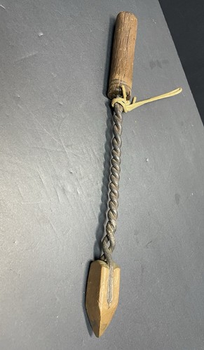 Vtg wooded handle soldering - wooded,
