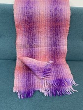 Vintage Mohair Scarf pink and