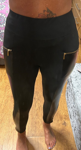 Pvc leggings size large 12 - pvc,