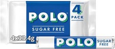 Polo Sugar Free Mint Tube Multipack, 4 x 33.4 g
