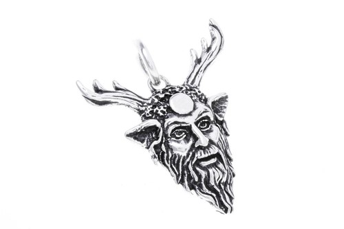 Irish green man cernunnos - green,