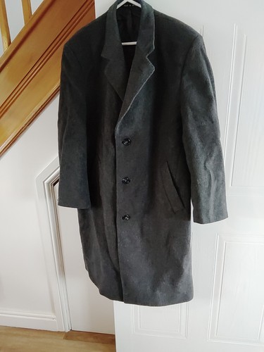 Dunn mens grey overcoat - co,