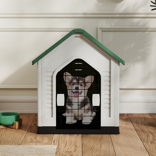 Plastic dog house indoor - house,
