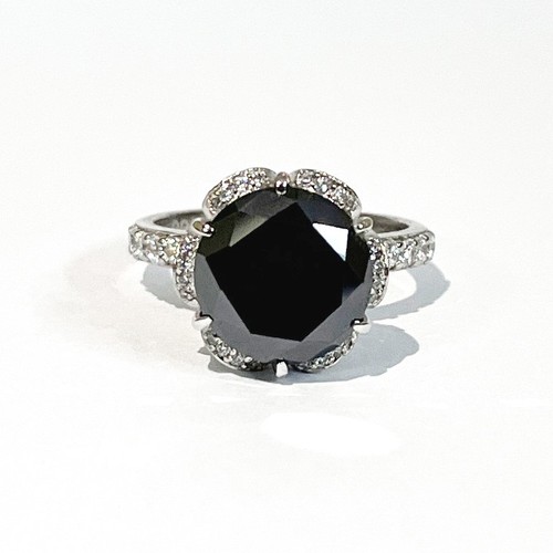 Fancy black diamond ring - fancy,