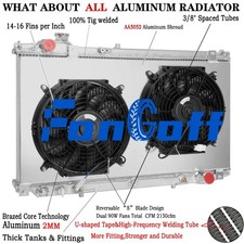 3 Row Radiator Shroud Fan FITS