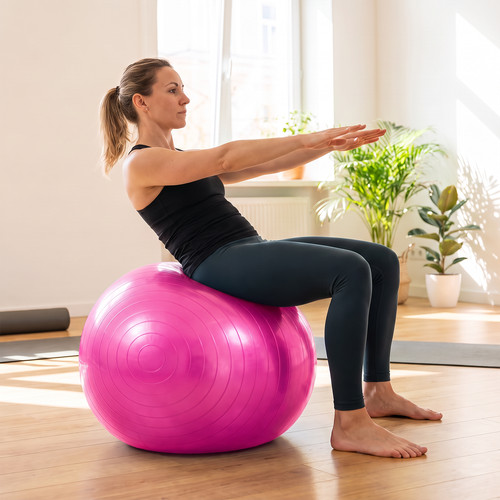Yoga gym ball - yoga, 65cm