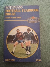 Rothmans football yearbook 1981-72 12th Edition Good condition