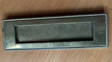  Brass Letter Plate With Rope Edging