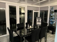 Beautifully modernized white full height lean-to conservatory 4m X 3.2m