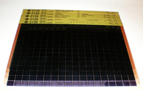 Microfiche replacement parts - microfiche,