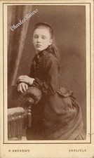 CARLISLE CDV YOUNG GIRL BUSTLE