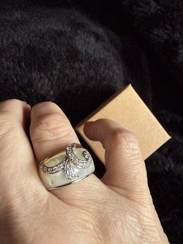 Sterling silver and diamonique - and,