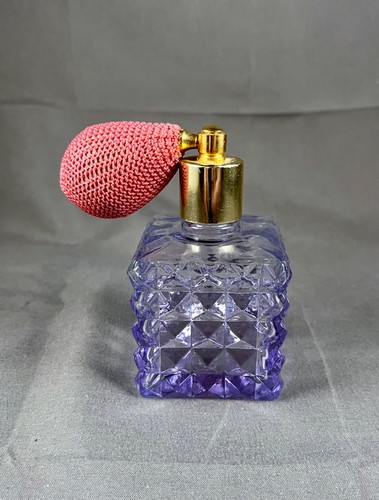 Vintage purple pressed glass - vintage,