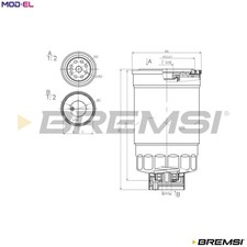 FUEL FILTER FE0379 FOR HYUNDAI