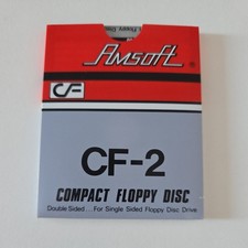 Amstrad or Spectrum +3  Amsoft 3" Disc (CF2) Double Sided for Single Sided Drive