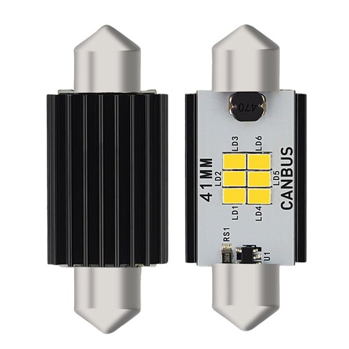 2pcs 41mm led - led, xenon