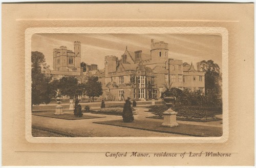 Canford manor residence of - manor,,