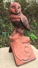 Owl roof finial angled - owl,