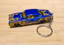1/64 DIECAST MODEL CAR KEYCHAIN KEYRING 1969 DODGE CORONET SUPER BEE 