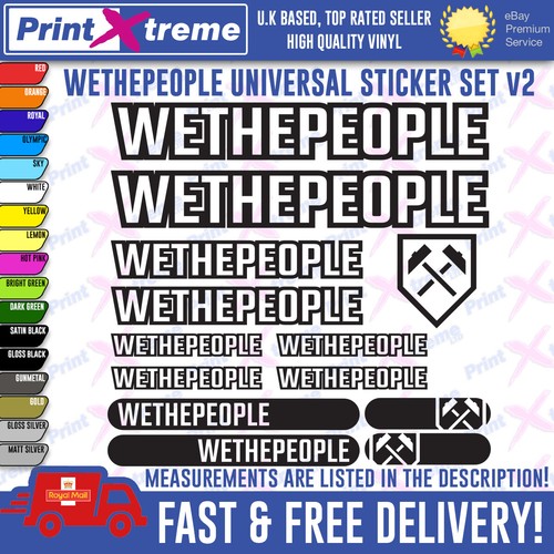 Wethepeople bikes wtp vinyl - wtp,