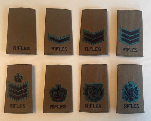 Rifles rank slides - slides, olive