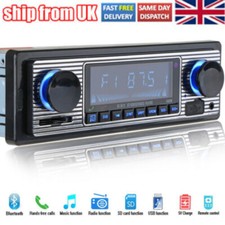 Retro 1 DIN Car Bluetooth