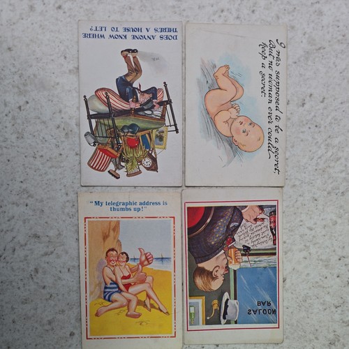 Vintage mixed seaside comic - seaside,