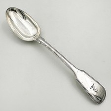 CRESTED TABLE SPOON SILVER