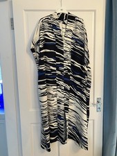 VGC KIN JOHN LEWIS Size L Abstract Kimono Kaftan Dress Oversized Arty