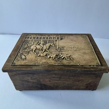 Antique Wooden Table Box