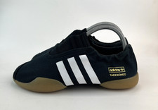 Adidas Originals Taekwondo Womens Trainers Black White Gum Sneakers UK 5.5