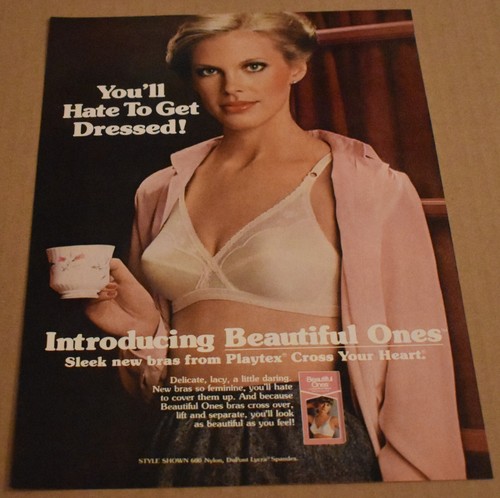 1981 print playtex cross - ad,