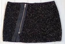 ***STUNNING***ALL SAINTS ELISE SPLIT EMBELLISHED MINI SKIRT, UK12, US8, EU40