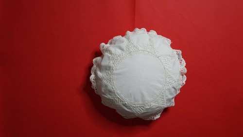 Linen lace cushion covers - linen,