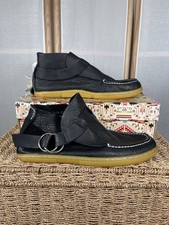 F-Troupe buckle hunting shoes black leather UK 10