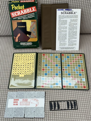 Vintage pocket scrabble - vintage,