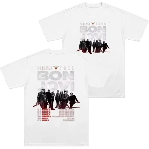 Bon jovi forever tour shirt - tour, t-shirt