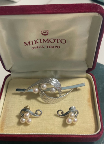 Vintage mikimoto sterling - vintage,