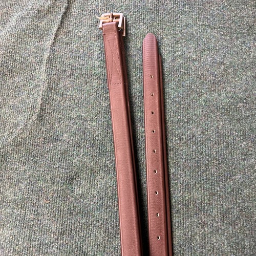 Brown synthetic stirrup - synthetic,