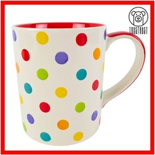 Whittard Chelsea Polka Dots Mug Coffee Tea Cup Spotty Large Ceramic Handpainted
