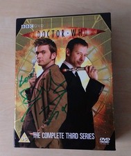 Doctor Who The Complete Third Series Boxset Cover Autograph Signed David Tennant