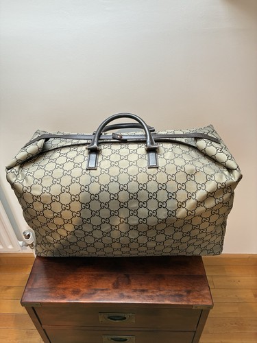 Gucci large canvas hold all - -,
