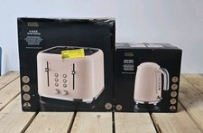 George Home Retro 4 Slice Toaster and Fast Boil Kettle Set Cream