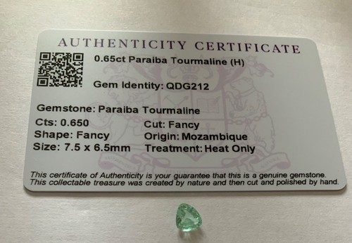65ct paraiba tourmaline - 0.65ct,