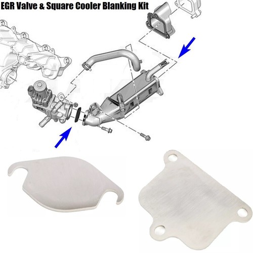 Egr valve square - square, cooler
