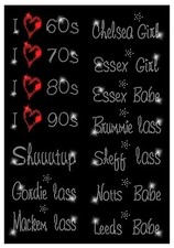 Iron on 60s 70s 80s 90s Hen